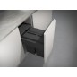 KCG Cos gunoi extractibil 580 gri orion,corp 450mm,58L